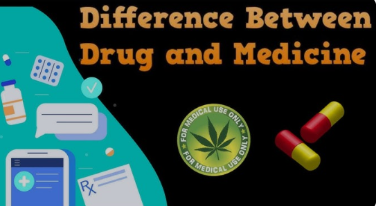 what is difference between drugs and medicine​